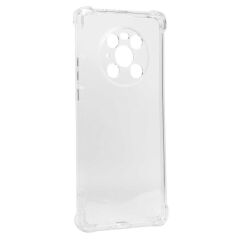 Huawei Mate 40 Pro Kılıf Nitro Anti Shock Darbe Emici Köşe Korumalı Şeffaf Silikon Kapak Renksiz