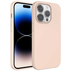 iPhone 14 Pro Max Kılıf Sıvı Teknolojili Silinebilir Sert Kivi Kapak