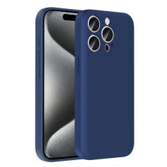 iPhone 15 Pro Kılıf Kamera Korumalı Kartlık Hazneli Vitra Kapak Pembe
