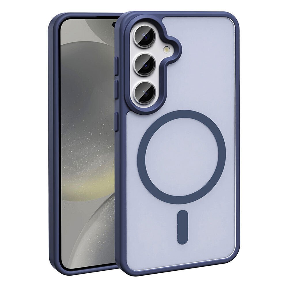 Samsung Galaxy S25 Kılıf Kablosuz Şarj Özellikli Mat Arka Yüzey Sio Kapak