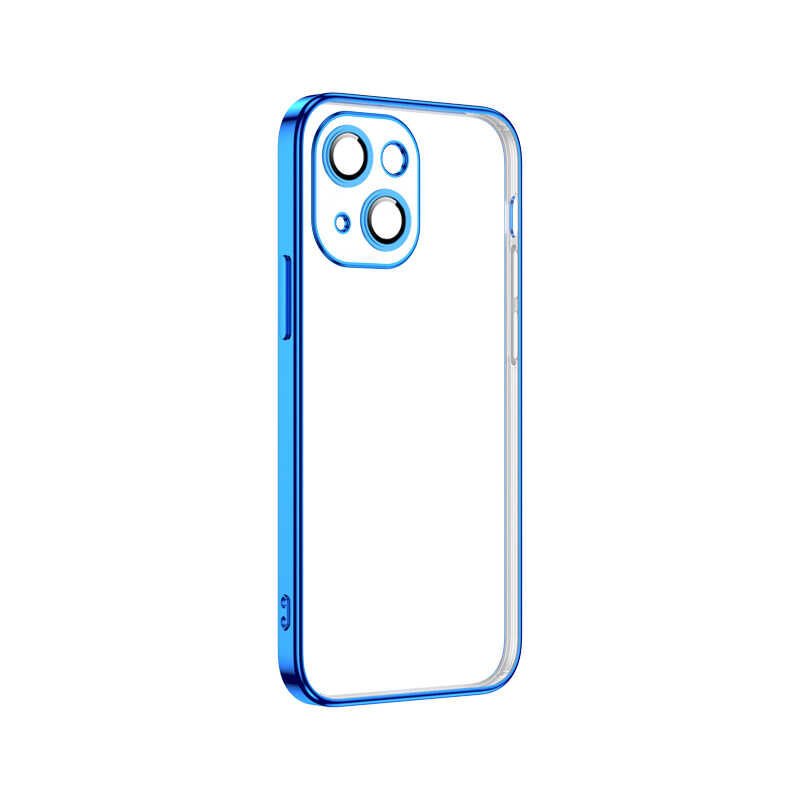 iPhone 13 Kılıf Krep Kapak Mavi