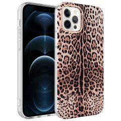 iPhone 12 Pro Kılıf Bella Kapak Leopar