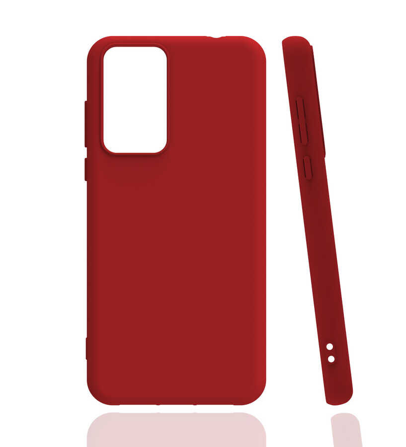 Xiaomi Mi 12T Pro Kılıf Biye Silikon Kırmızı