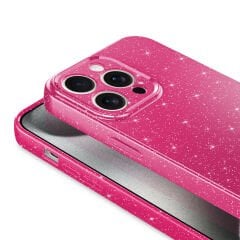 iPhone 15 Pro Kılıf Kamera Korumalı Simli Lüks Koton Kapak Gümüş