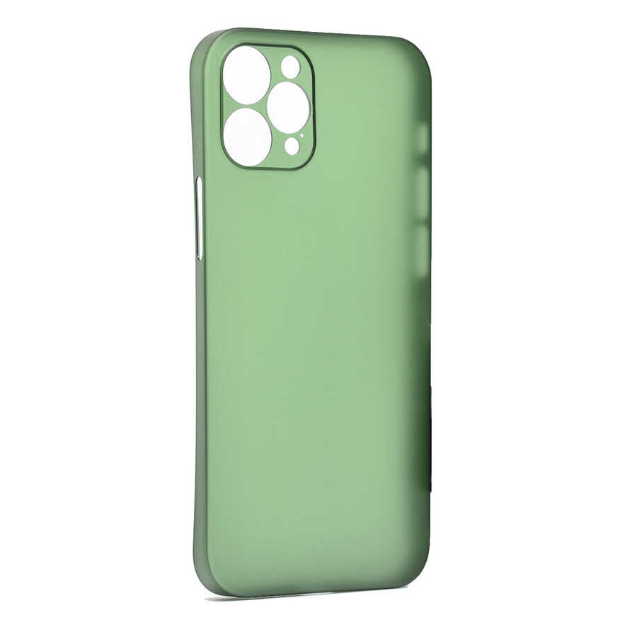 iPhone 12 Pro Kılıf 1.Kalite PP Silikon Yeşil