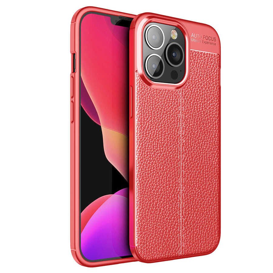 iPhone 13 Pro Kılıf Niss Silikon Kapak Kırmızı
