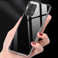 Samsung Galaxy A72 Kılıf Nitro Anti Shock Darbe Emici Köşe Korumalı Şeffaf Silikon Kapak