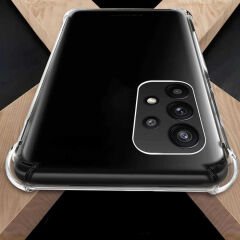 Samsung Galaxy A72 Kılıf Nitro Anti Shock Darbe Emici Köşe Korumalı Şeffaf Silikon Kapak