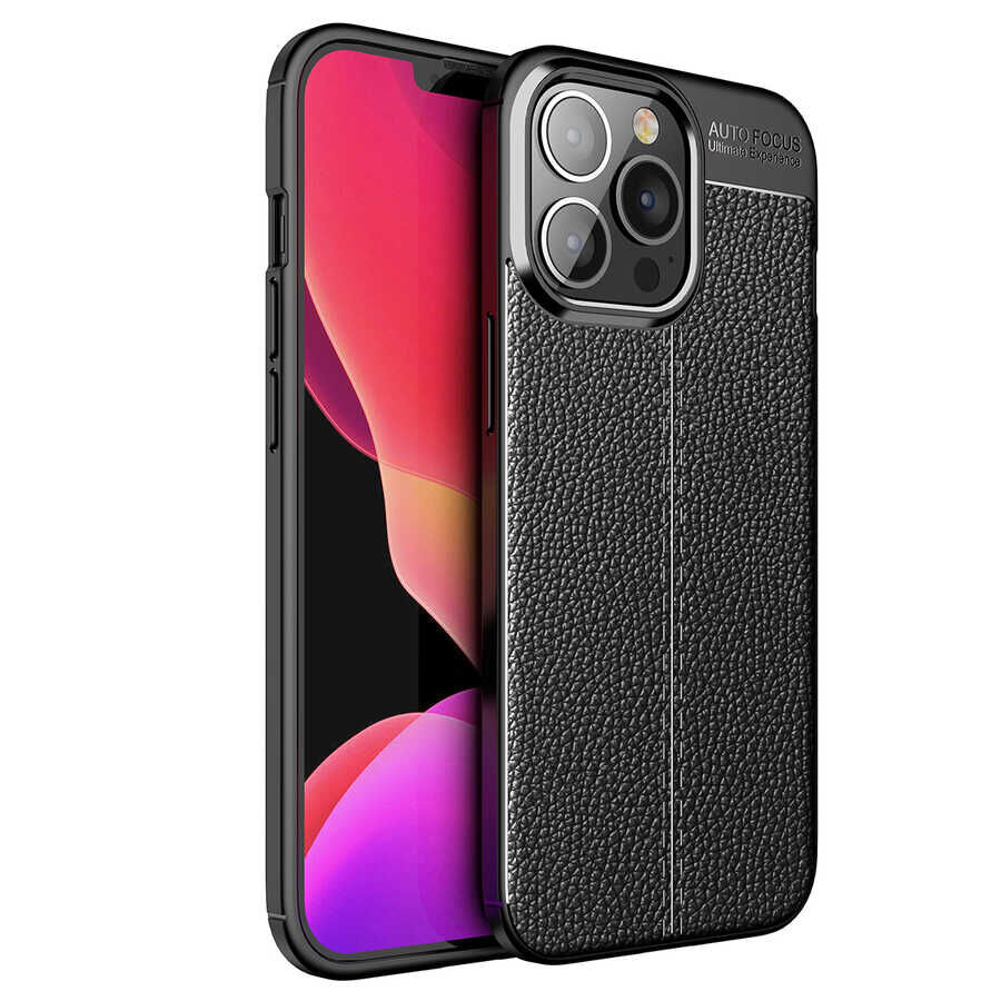 iPhone 13 Pro Kılıf Niss Silikon Kapak Siyah