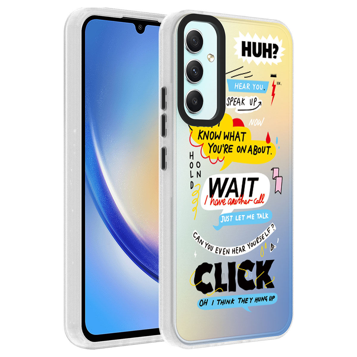 Samsung Galaxy A34 Kılıf Desenli Dragon Sert Kapak Kılıf Kelimeler