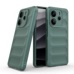 Xiaomi Redmi Note 14 4G Kılıf Esnek TPU Oyuklu Arka Yüzey Tasarımlı Etnik Silikon Kapak