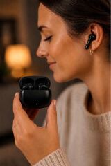 Bluetooth Kulaklık Kulak İçi Kablosuz Kulaklık G90 Siyah