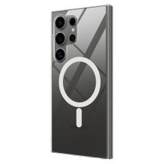 Samsung Galaxy S24 Ultra Kılıf Kamera Korumalı Magsafe Sert PC Porto Kapak