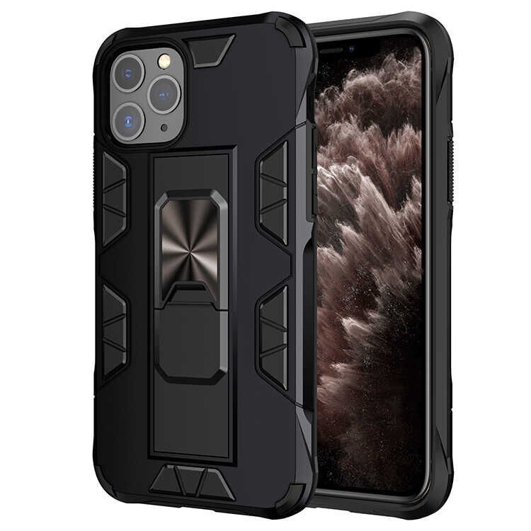 iPhone 11 Pro Max Kılıf Volve Kapak Siyah