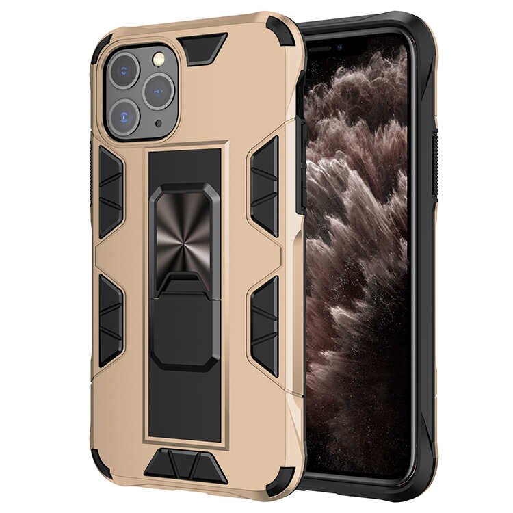iPhone 11 Pro Max Kılıf Volve Kapak Gold