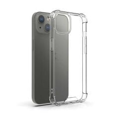 iPhone 13 Kılıf Nitro Anti Shock Darbe Emici Köşe Korumalı Şeffaf Silikon Kapak