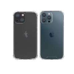 iPhone 13 Kılıf Nitro Anti Shock Darbe Emici Köşe Korumalı Şeffaf Silikon Kapak Renksiz