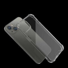 iPhone 13 Kılıf Nitro Anti Shock Darbe Emici Köşe Korumalı Şeffaf Silikon Kapak