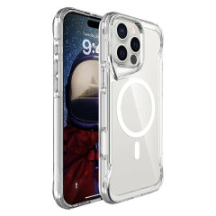 iPhone 16 Pro Kılıf Magsafe Şarj Özellikli T-Max Magsafe Kapak Şeffaf
