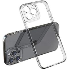 Iphone 11 Pro Max Kamera Korumalı Şeffaf Yumuşak Silikon