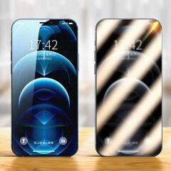 iPhone 12 Mini Fit Hard Mat Privacy Cam Ekran Koruyucu