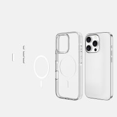 iPhone 16 Pro Kılıf Magsafe Şarj Özellikli Kamera Korumalı Kripto Kapak