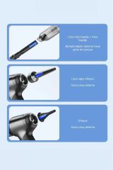 LT-107C Mini Çok Fonksiyonlu Üflemeli Şarjlı Araç Süpürgesi El Süpürgesi