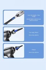 LT-107C Mini Çok Fonksiyonlu Üflemeli Şarjlı Araç Süpürgesi El Süpürgesi