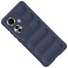 Oppo Reno 11F 5G Kılıf Esnek TPU Oyuklu Arka Yüzey Tasarımlı Etnik Silikon Kapak