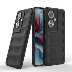 Oppo Reno 11F 5G Kılıf Esnek TPU Oyuklu Arka Yüzey Tasarımlı Etnik Silikon Kapak