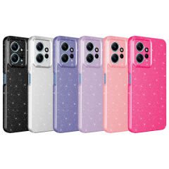 Xiaomi Redmi Note 12 4G Kılıf Kamera Korumalı Simli Lüks Koton Kapak kılıf