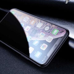 iPhone 12 Pro Anti-Dust Privacy Temperli Ekran Koruyucu