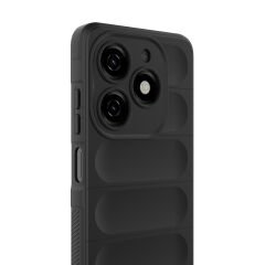 İnfinix Hot 40i Kılıf Esnek TPU Oyuklu Arka Yüzey Tasarımlı Etnik Silikon Kapak