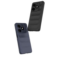 İnfinix Hot 40i Kılıf Esnek TPU Oyuklu Arka Yüzey Tasarımlı Etnik Silikon Kapak