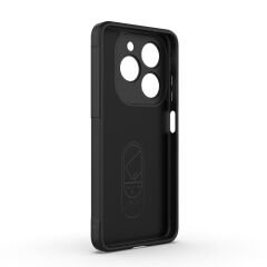 İnfinix Hot 40i Kılıf Esnek TPU Oyuklu Arka Yüzey Tasarımlı Etnik Silikon Kapak