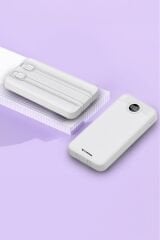 20000mAh 2 Çıkışlı Taşınabilir PD 22.5W Hızlı Şarj Dijital Göstergeli Powerbank Siyah