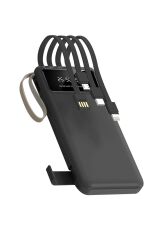 4 Çıkışlı Digital Göstergeli Fenerli 10.000 Mah Powerbank