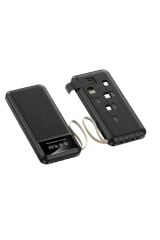 4 Çıkışlı Digital Göstergeli Fenerli 10.000 Mah Powerbank Beyaz