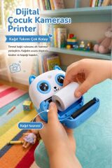 Dijital Fotoğraf Makineleri Çocuk Termal Resim Kağıt Baskılı Yazıcı Kamera Video Makinesi CMR21