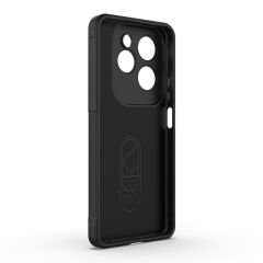 İnfinix Hot 40 Pro Kılıf Esnek TPU Oyuklu Arka Yüzey Tasarımlı Etnik Silikon Kapak