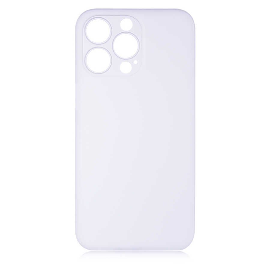 iPhone 13 Pro Max Kılıf 1.Kalite PP Kapak Beyaz