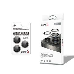 iPhone 16 Pro Max CL-12 Premium Safir Parmak İzi Bırakmayan Anti-Reflective Kamera Lens Koruyucu