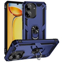 Xiaomi Redmi 13C Kılıf Vega Tank Sert Yüzüklü Standlı Zırh Koruma Kapak