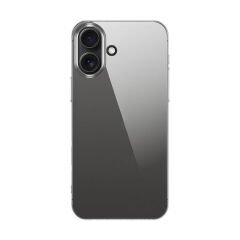 iPhone 16 Kılıf Ultra İnce Sert Kamera Çıkıntılı Şeffaf  Vonn Kapak