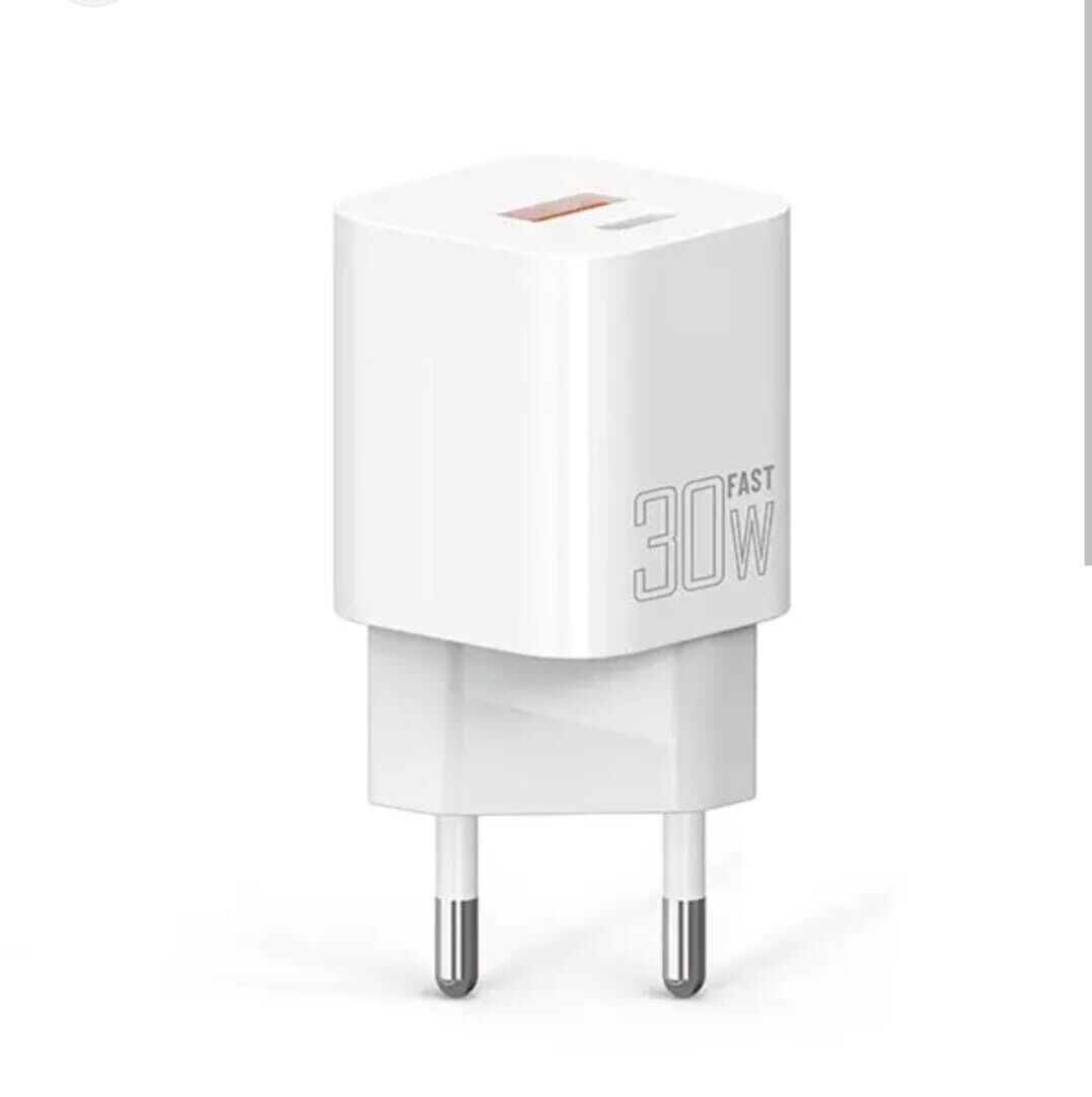 PDQ30B 30W PD QC 4.0 1xUSB-A + 1xType-C Port Çıkışlı Şarj Cihazı