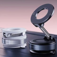 K007 360 Derece Dönebilen Vakum Özellikli Magnetik Telefon Tutucu