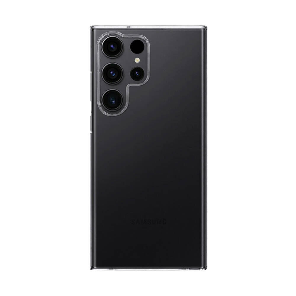 Samsung Galaxy S23 Ultra Kılıf Ultra İnce Sert Kamera Çıkıntılı Şeffaf Vonn Kapak Renksiz
