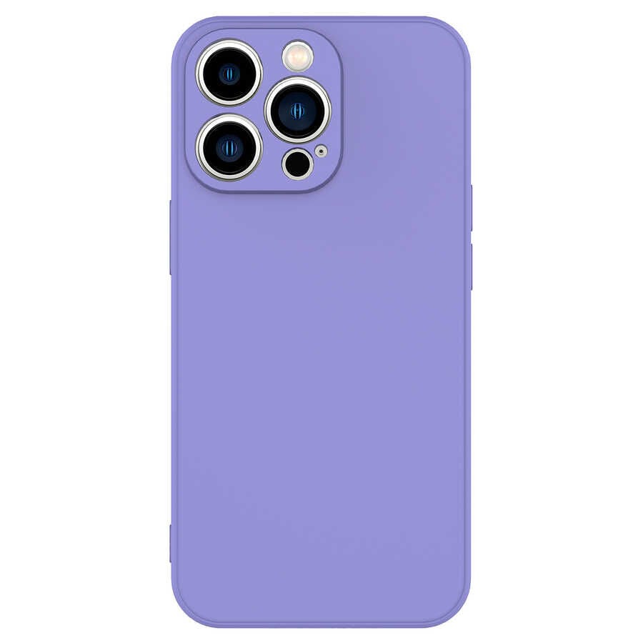 iPhone 13 Pro Kılıf Kamera Korumali Mara Lansman Kapak Lila