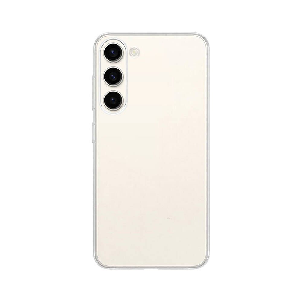 Samsung Galaxy S23 Plus Kılıf Ultra İnce Sert Kamera Çıkıntılı Şeffaf Vonn Kapak Renksiz