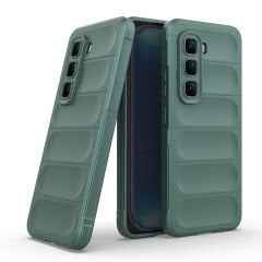 İnfinix Hot 50 Pro 4G Kılıf Esnek TPU Oyuklu Arka Yüzey Tasarımlı Etnik Silikon Kapak
